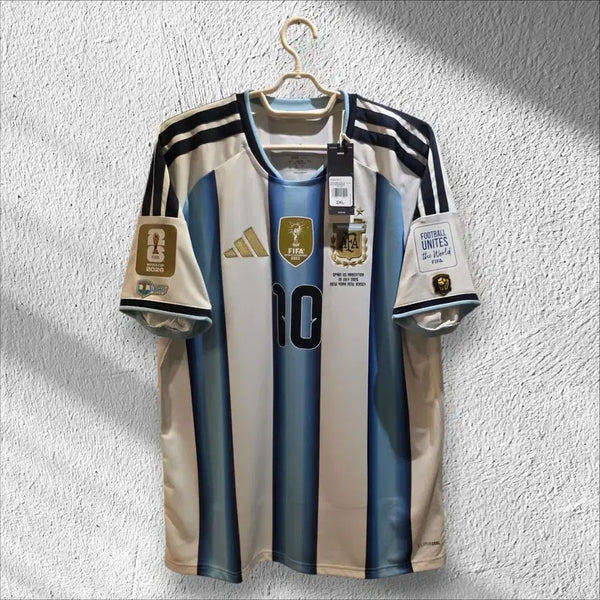 [BUNJANG] Argentina 26-28 Home Messi Jersey (2022 World Cup Final Full Patch) / 아르헨티나 26-28 홈  메시 국내 2XL(월드컵 결승 풀패치)