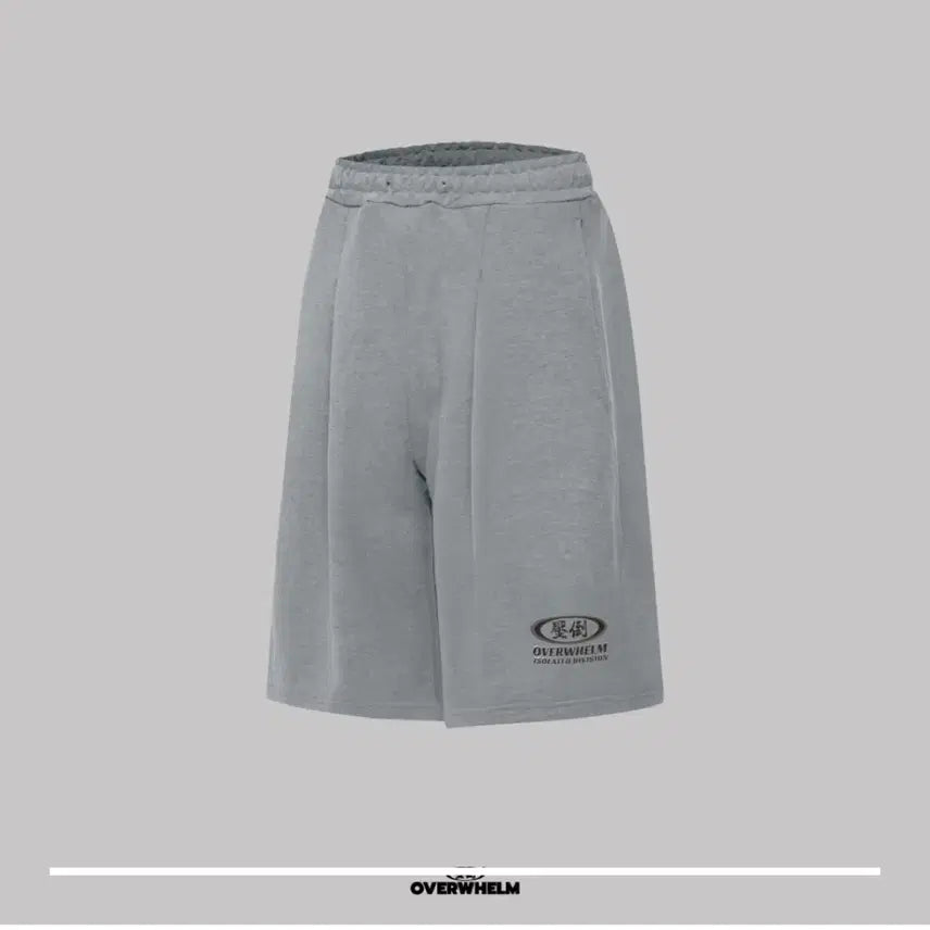 [BUNJANG] APDO Double Circle Bermuda Shorts Grey L / 압도 더블써클 버뮤다 반바지 그레이L 새상품 팔아요