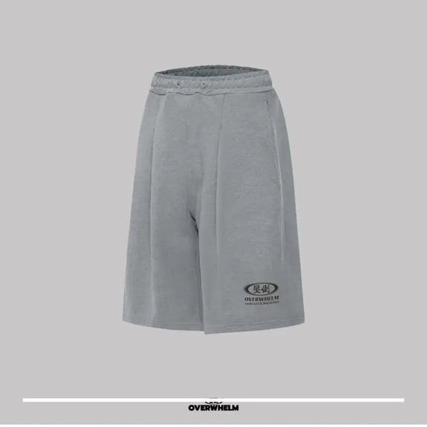 [BUNJANG] APDO Double Circle Bermuda Shorts Grey L / 압도 더블써클 버뮤다 반바지 그레이L 새상품 팔아요