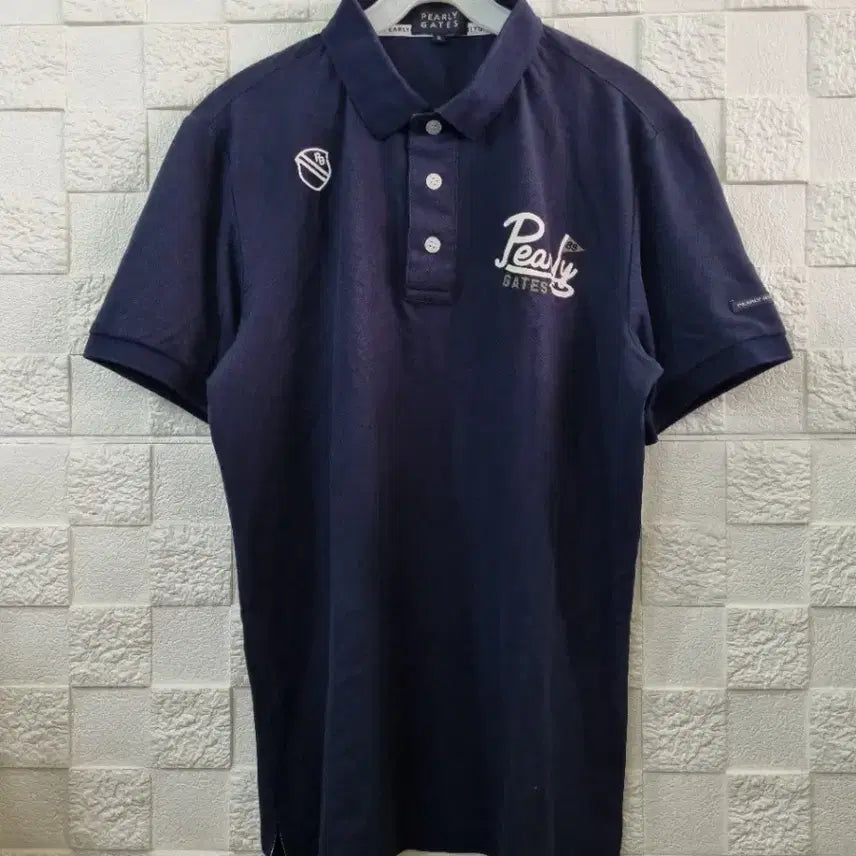 [BUNJANG] PEARLY GATES Short Sleeve Collared T-Shirt Size 105 / 파리게이츠 골프 반팔 카라티 105