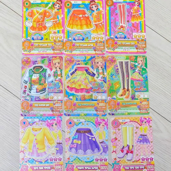 [BUNJANG] Aikatsu! Happy Harvest Milky Lemon Fine Street Coord Set Bundle / 아이엠스타 아이카츠 한판 코디 세트 일괄