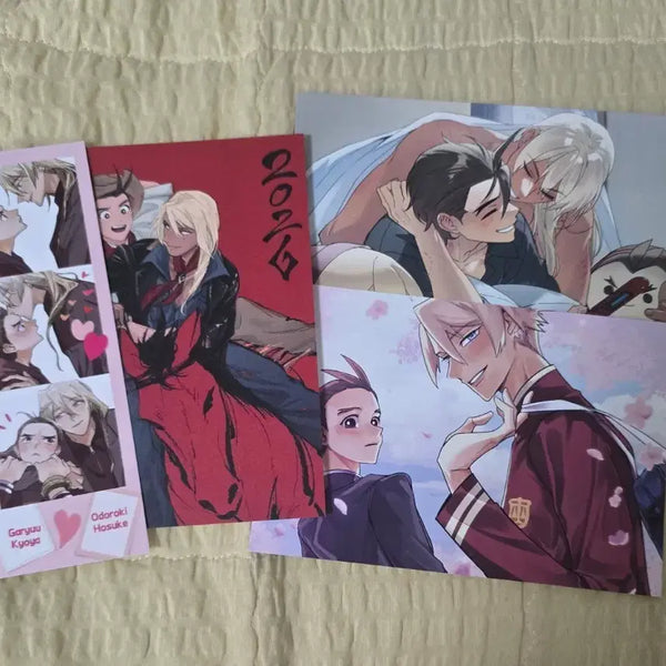 [BUNJANG] Gyakuten Saiban 456 Kyodo Tokyo Postcard Set / 역전재판456 쿄오도쿄 엽서 네컷