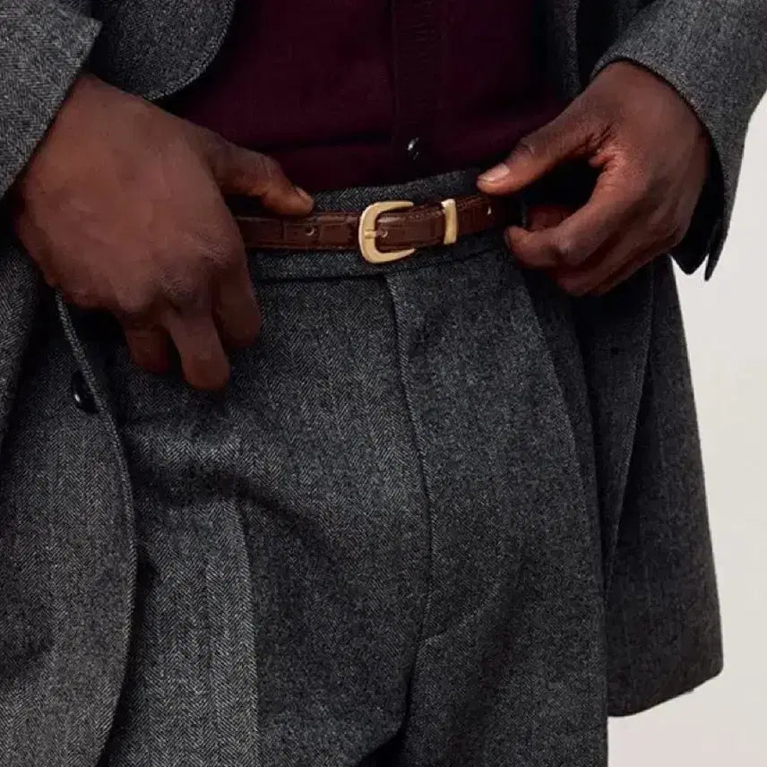 [BUNJANG] TONYWACK Belt Brown / 토니웩 벨트 브라운