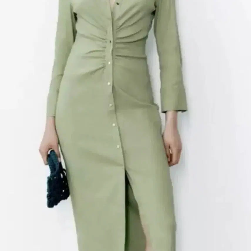 [BUNJANG] Zara Linen Dress / S) 자라 린넨 원피스