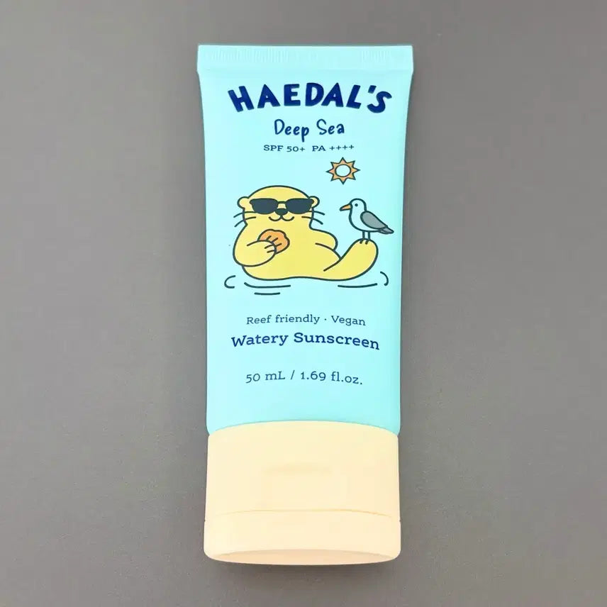 [BUNJANG] Roropic Deep Sea Watery Sunscreen SPF50+ PA++++ 50ml / 해달씨 딥씨 워터리 선스크린 50ml 화잘먹 선크림 썬크림 로로픽 비건
