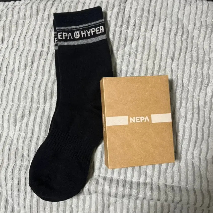 [BUNJANG] Nepa Long Socks Black Size 25 / 네파 양말(새거)(정가1.5만)
