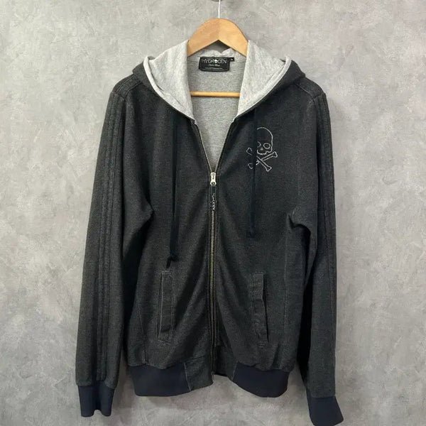 [BUNJANG] Hydrogen Skull Printing Hoodie Zip-up L / 하이드로겐 후드집업 스컬 프린팅 L