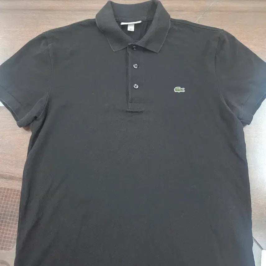 [BUNJANG] Lacoste Black Polo Shirt L / 라코스테 카라티 블랙 L