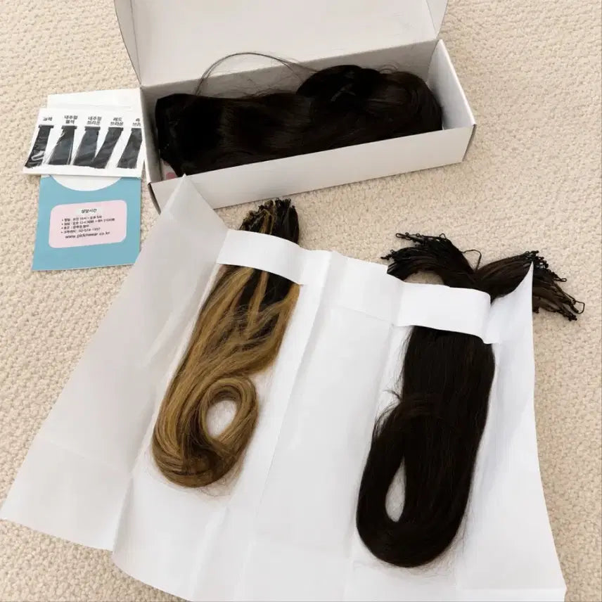 [BUNJANG] Hair Extensions & Hairpiece Bundle / 붙임머리, 헤어피스 일괄 판매
