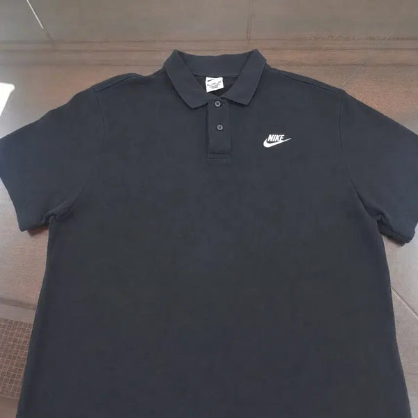[BUNJANG] Nike Polo Short Sleeve T-Shirt Black / 나이키 폴로 반팔 티셔츠 블랙  110