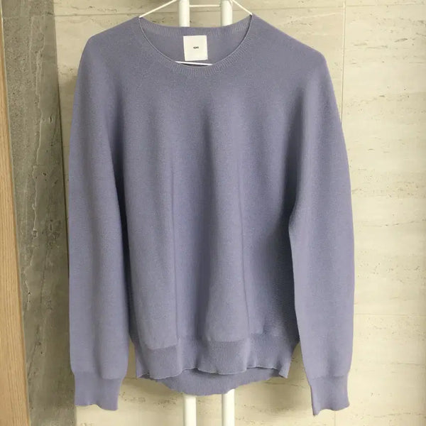 [BUNJANG] KUHO Whole Garment Knit Lavender Size 85 / KUHO 구호 홀가먼트 니트 85
