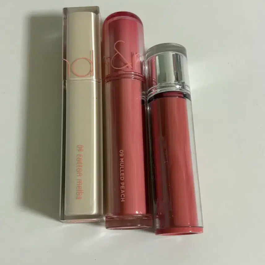 [BUNJANG] Rom&nd & Espoir Lip Tint Bundle / 롬앤 09 코튼 멜바 / 롬앤 09 멀드 피치 / 에스쁘아 칠링칠링