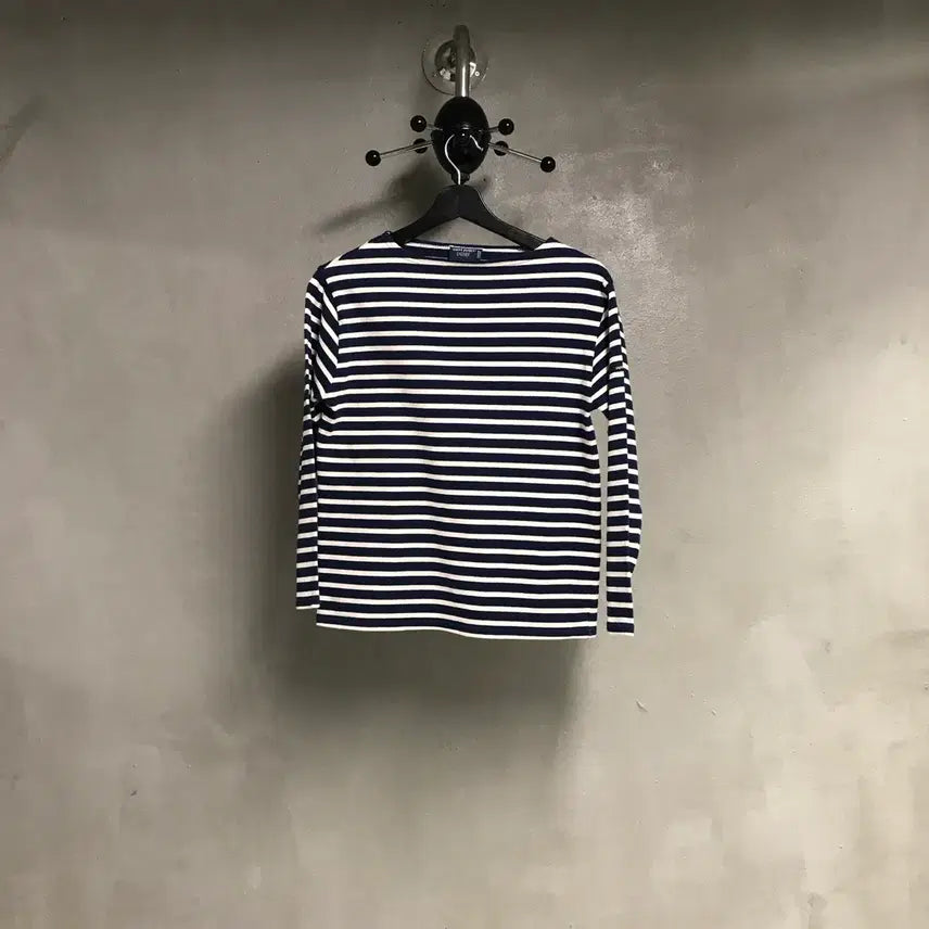 [BUNJANG] Saint James Striped Long Sleeve T-Shirt Navy S / 세인트제임슨 단가라 긴팔 티셔츠 네이비 S(W)