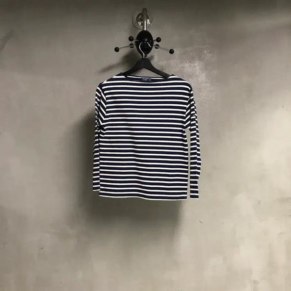 [BUNJANG] Saint James Striped Long Sleeve T-Shirt Navy S / 세인트제임슨 단가라 긴팔 티셔츠 네이비 S(W)