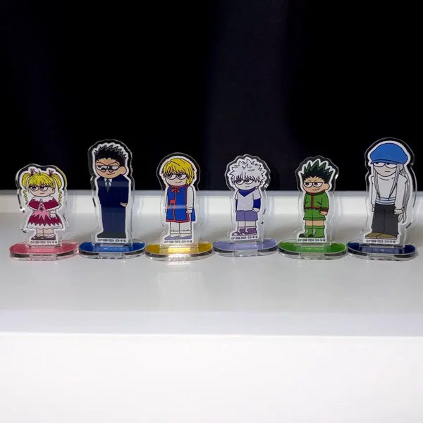 [BUNJANG] Hunter x Hunter Jiolli Acrylic Stand Set - Gon, Killua, Kurapika, Leorio, Kalluto, Biscuit / (풀셋)헌터x헌터 지로리 아크릴스탠드 곤 키르아 크라피카 레오리오 카이토 비스켓 일괄 헌헌