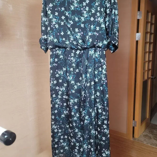 [BUNJANG] Lattbytea Midi Dress Floral Print Size 66 / 래트바이티 원피스 66