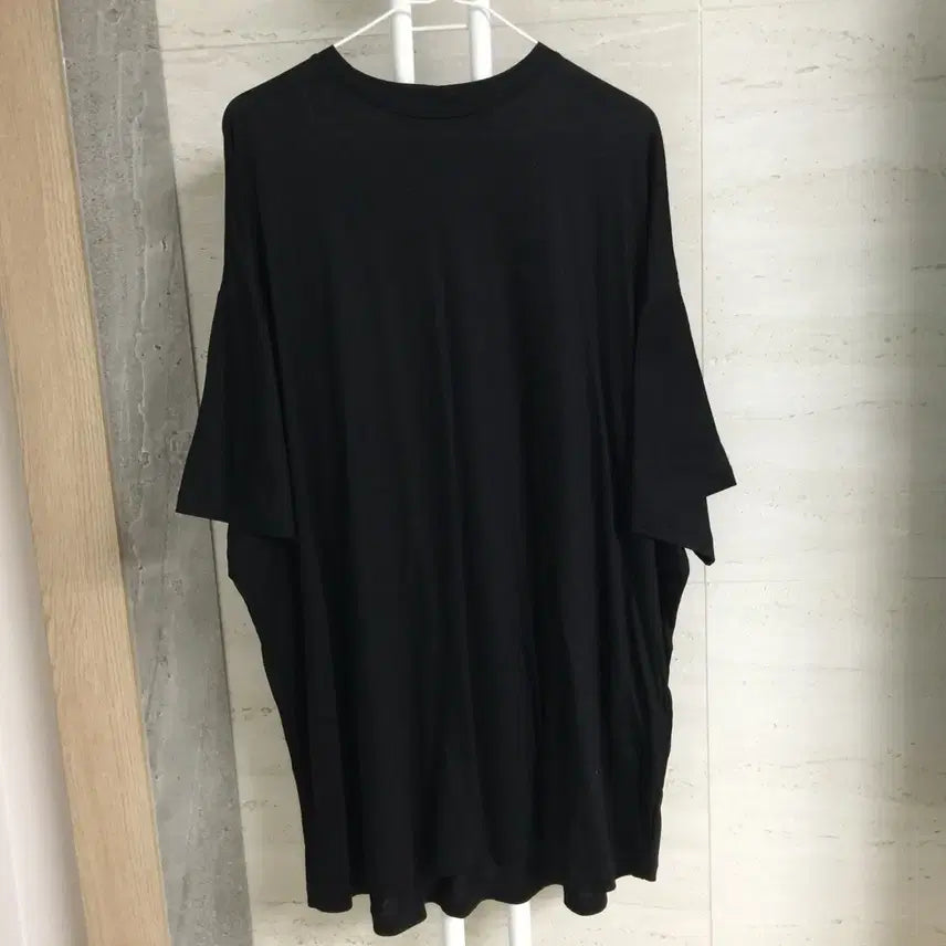 [BUNJANG] RECTO 25SS Oversized Short-Sleeve T-Shirt Black / RECTO 렉토 25년 오버핏 반팔 티셔츠 free
