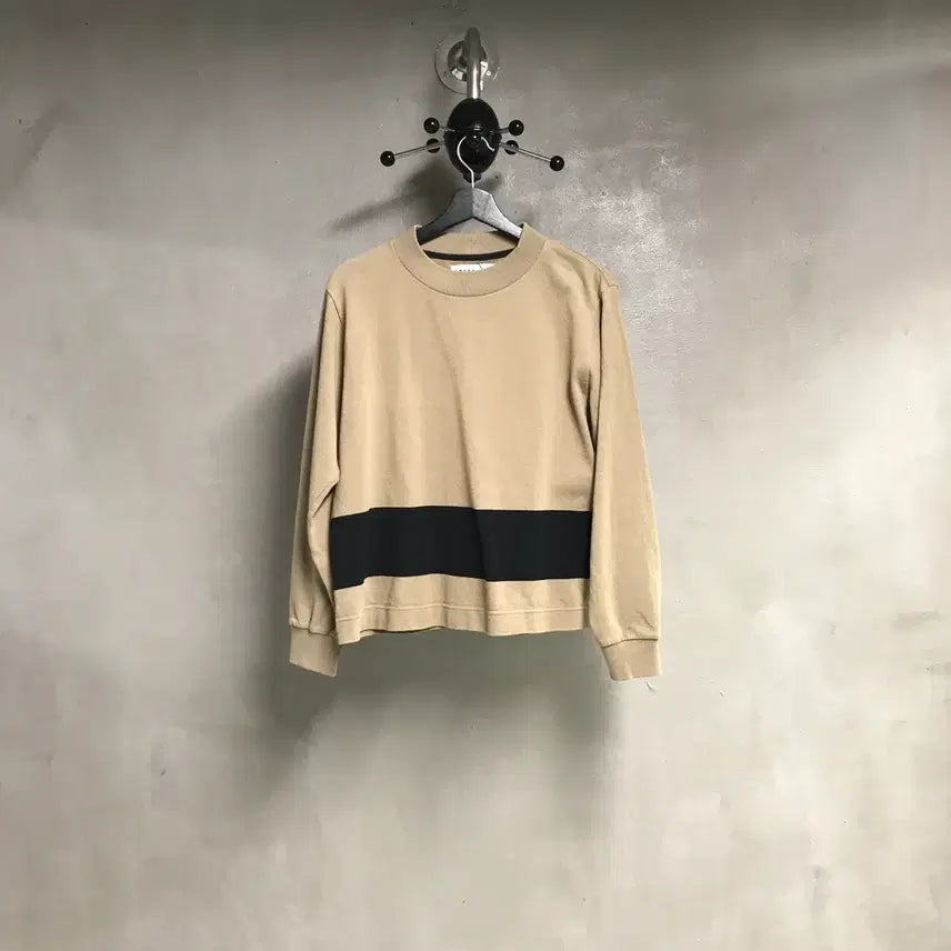 [BUNJANG] Margaret Howell Long Sleeve T-Shirt Beige S / MHL 마가렛호웰 긴팔 티셔츠 베이지 S(W)