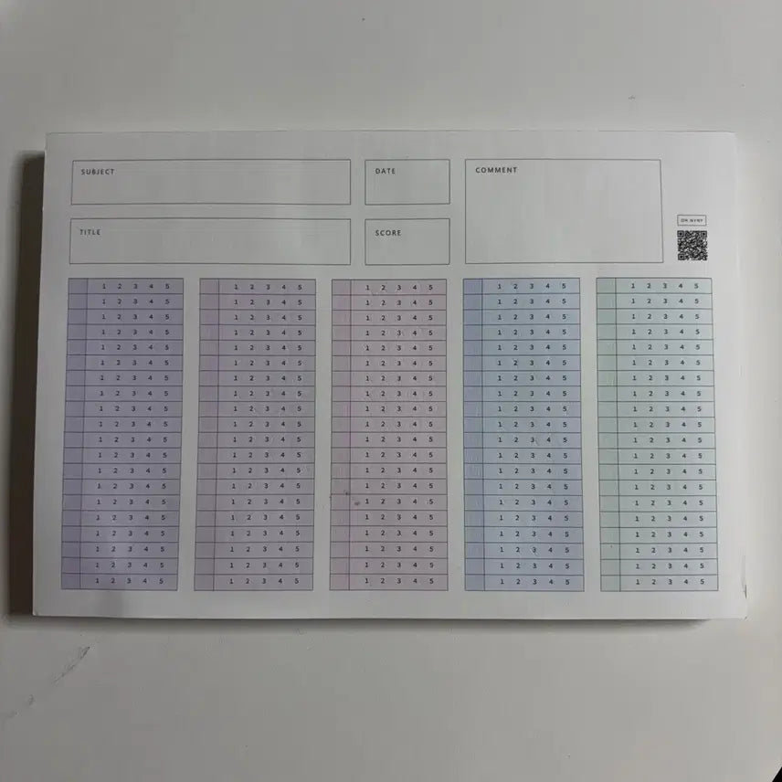 [BUNJANG] A5 OGSUNDA Sticky Notes / A5 오지선다 떡메모지