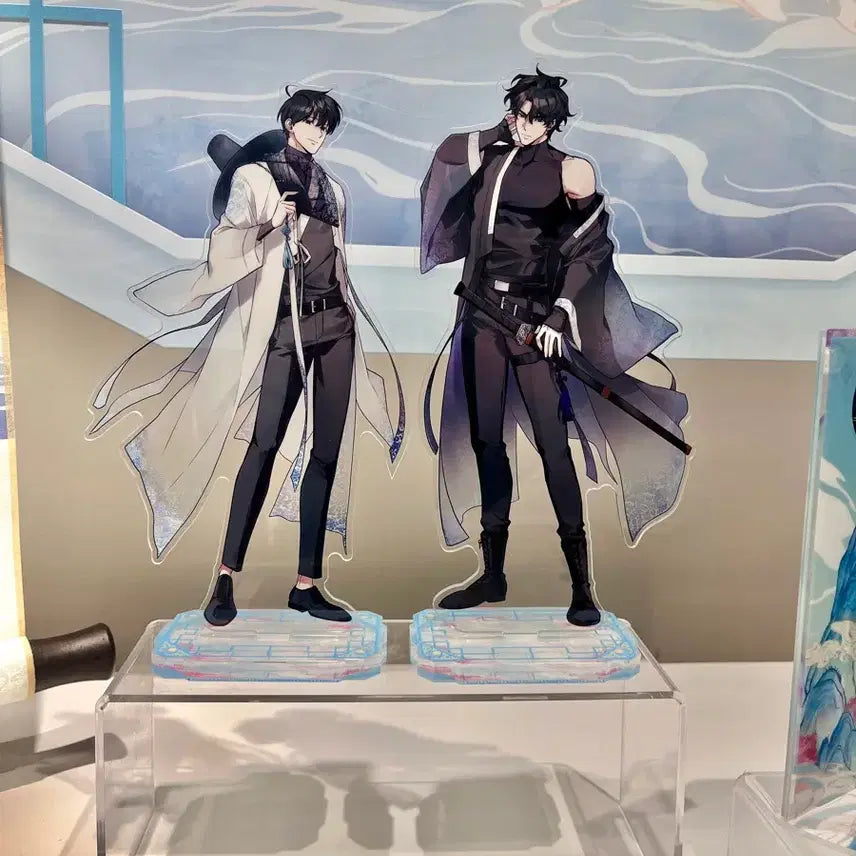 [BUNJANG] Omniscient Reader's Viewpoint Novel Pop-up Acrylic Stand Set (Hanbok Version) - Yoo Joonghyuk & Kim Dokja (25cm) / 전독시 팝업 아크릴 스탠드 25cm 한복버전 유중혁 김독자 일괄 미개봉