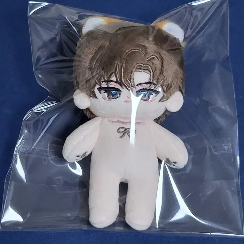 [BUNJANG] 10cm Cotton Doll Bebe Agent (from 'The Ghost of Seoul'/'Disaster Management Bureau' series) - Unattributed Outfit (Bone Training Suit) / 10cm솜인형 베베요원 괴출 괴담출근 최요원 속성 재난관리국 무속성 인형옷 뼈깅