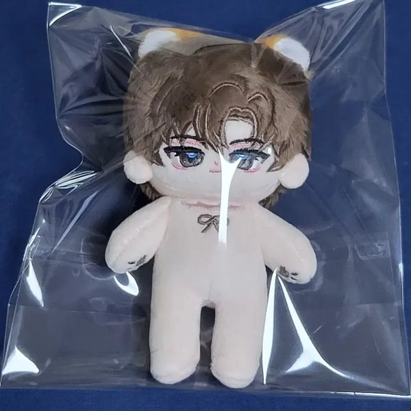 [BUNJANG] 10cm Cotton Doll Bebe Agent (from 'The Ghost of Seoul'/'Disaster Management Bureau' series) - Unattributed Outfit (Bone Training Suit) / 10cm솜인형 베베요원 괴출 괴담출근 최요원 속성 재난관리국 무속성 인형옷 뼈깅