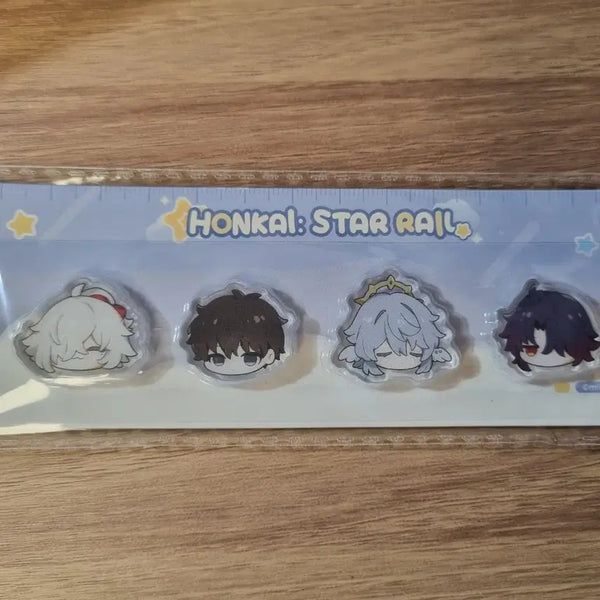 [BUNJANG] Honkai Star Rail Male Dormitory Special Acrylic Standee Collection (Caelus, Dan Heng, Sunday, Blade) / 붕괴 스타레일 남자 기숙사 특전 아크릴 코롯토