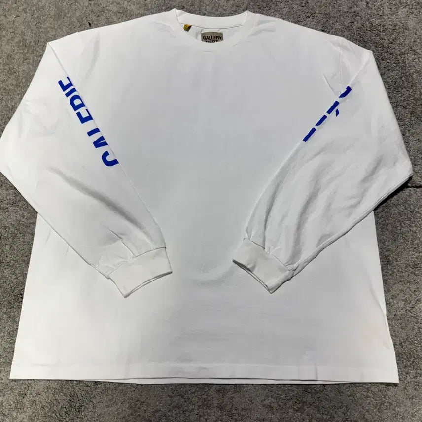 [BUNJANG] Gallery Dept. French Logo Long Sleeve White / 갤러리디파트먼트 프렌치 로고 롱슬리브
