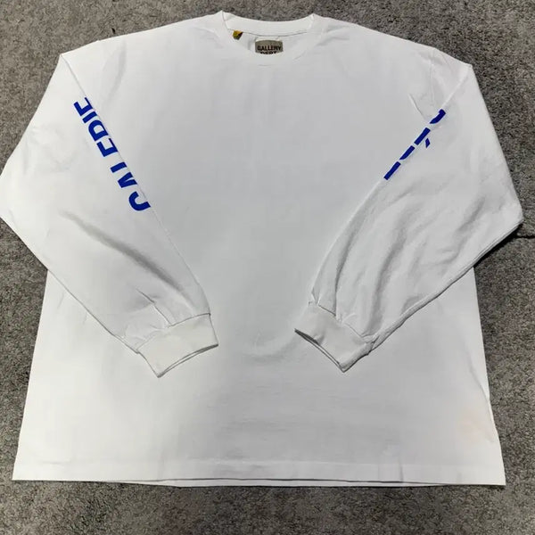 [BUNJANG] Gallery Dept. French Logo Long Sleeve White / 갤러리디파트먼트 프렌치 로고 롱슬리브