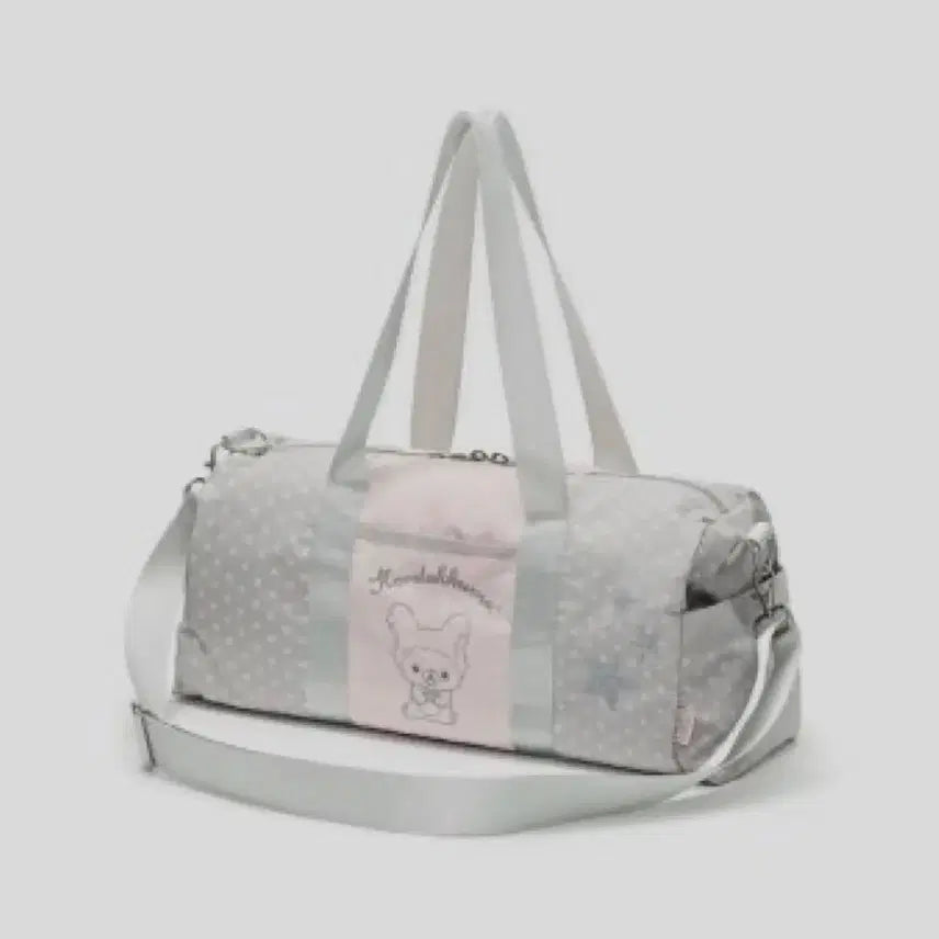 [BUNJANG] Hug Your Skin Rilakkuma Duffle Bag Pink / 허그유어스킨 코리락쿠마 더플백 핑크