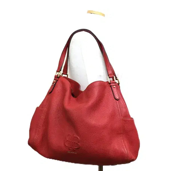 [BUNJANG] Beanpole Women's Leather Shoulder Bag / w139 빈폴 여성가죽숄더백 /가로38/ 세로32 /폭10센치/사놀까