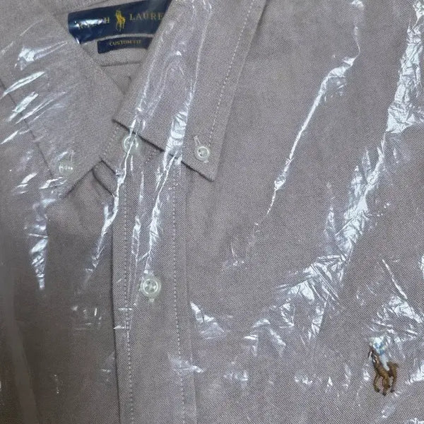 [BUNJANG] Polo Ralph Lauren Custom Fit Oxford Shirt Brown / 폴로 반팔 M