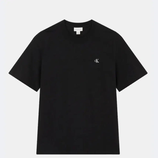 [BUNJANG] Calvin Klein Short Sleeve T-Shirt Black CK Logo / 캘빈클라인 반팔