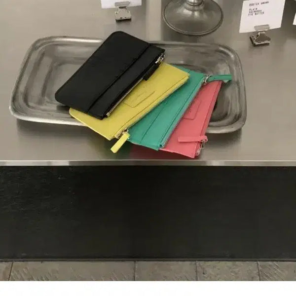 [BUNJANG] Bonggeut Soft Leather Underwear Wallet (Dark Red) / 속옷 지갑 소프트 가죽(다홍)