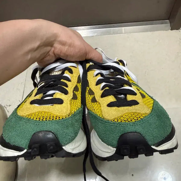 [BUNJANG] Nike x Sacai Vaporwaffle Green/Yellow 270mm / 나이키 사카이베이퍼와플 노초 270