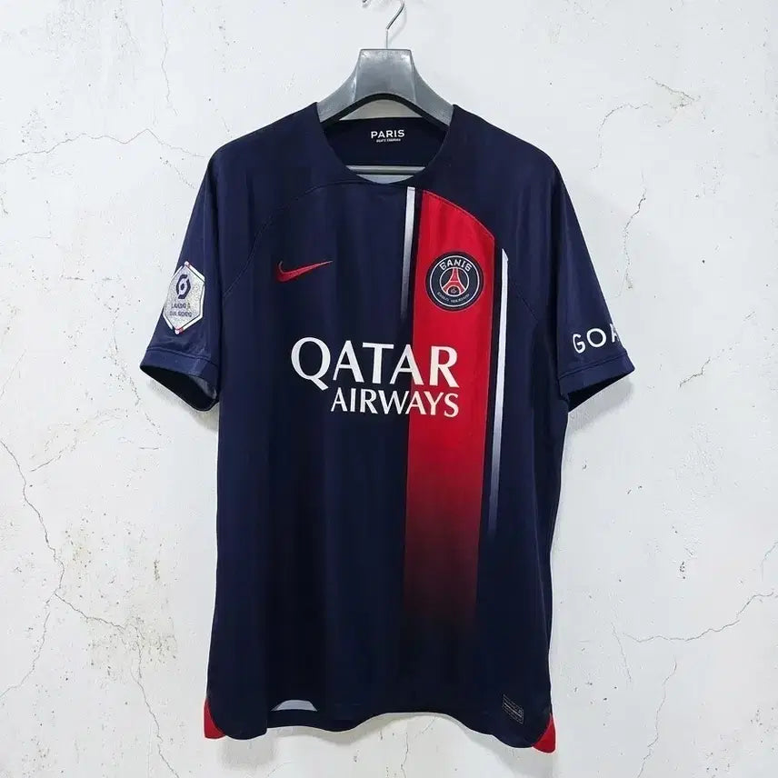 [BUNJANG] Nike PSG 23/24 Kylian Mbappé Replica Jersey - Size L / 나이키 PSG 23/24 MBAPPE 7번 레프리카 유니폼 L
