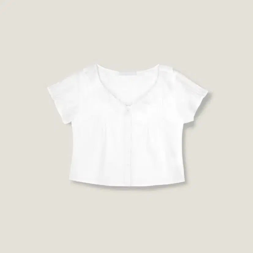 [BUNJANG] Le Plain Malo Blouse White / 르플레인 말로 블라우스
