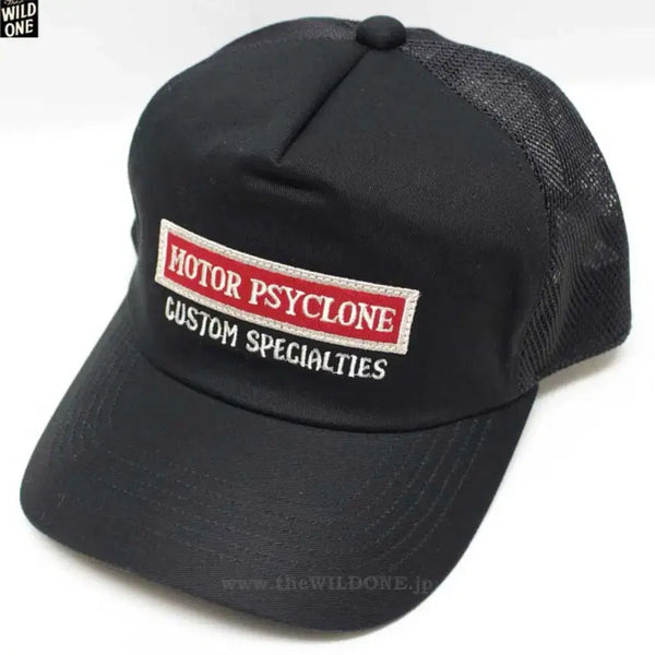 [BUNJANG] Freewheelers "MOTOR PSYCLONE" Mesh Trucker Cap - Black / [새상품] 프리휠러스 "MOTOR PSYCLONE" 트러커 모자