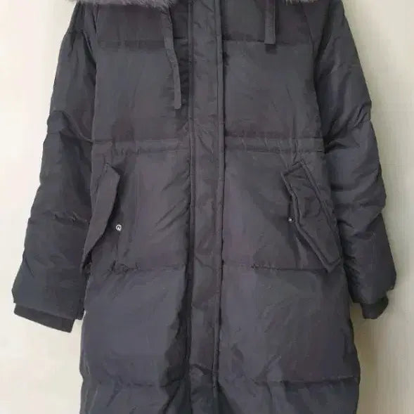 [BUNJANG] Women's Duck Down Padded Coat with Fur Hood / 66 라인 덕다운 패딩 여