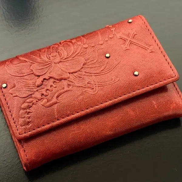 [BUNJANG] Rough Neck Keyring Wallet Red / 러프넥 키링 지갑 레드