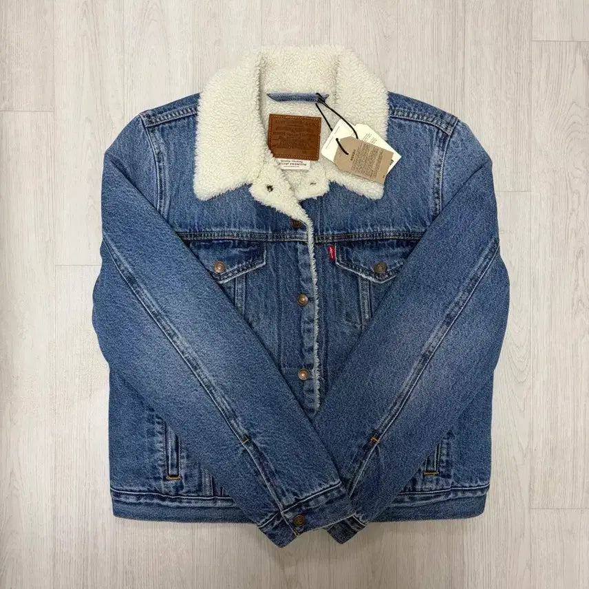 [BUNJANG] Levi's Sherpa Lined Denim Jacket / (새상품) 리바이스 쉐르파 데님 자켓