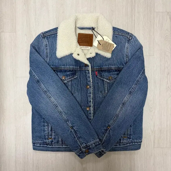 [BUNJANG] Levi's Sherpa Lined Denim Jacket / (새상품) 리바이스 쉐르파 데님 자켓