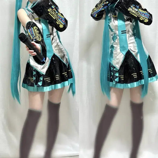 [BUNJANG] Vocaloid Hatsune Miku Cosplay L Full Set / 보컬로이드 하츠네 미쿠 코스프레 L풀셋