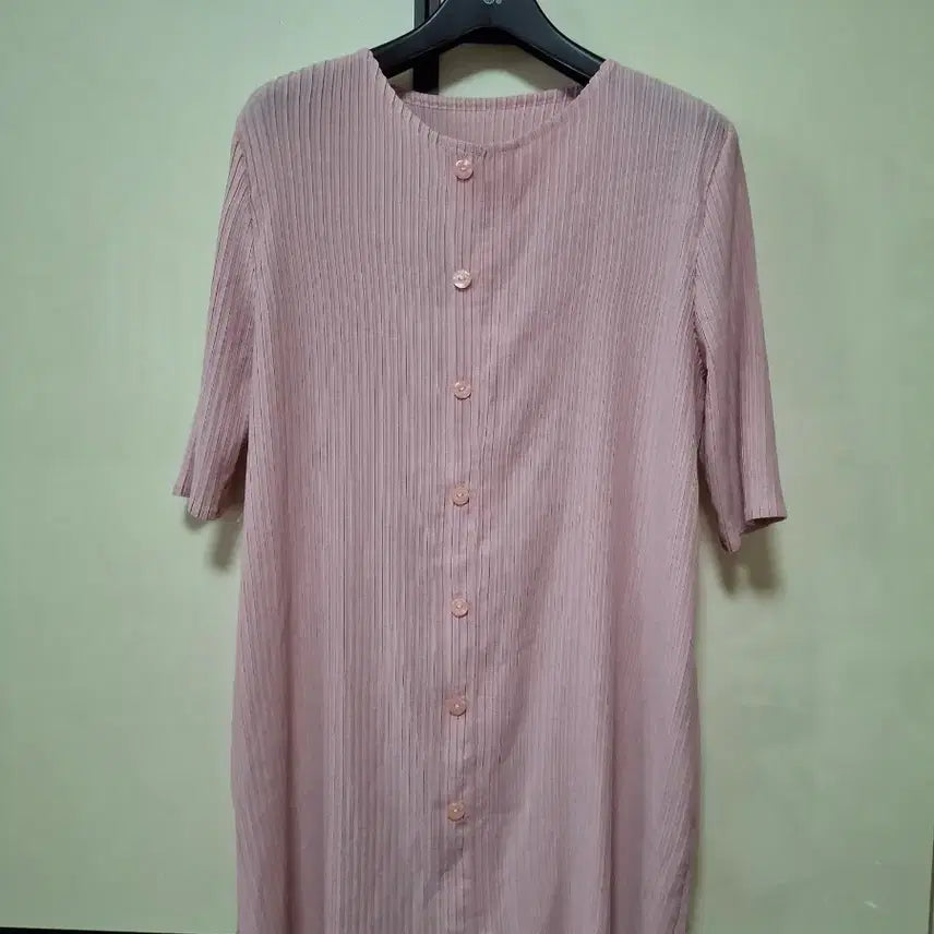 [BUNJANG] Pleats Me Pink Top (Size 66+) / 플리츠미 핑크 상의  66부터