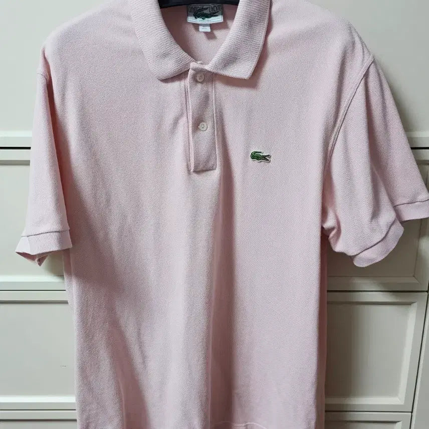 [BUNJANG] Lacoste Classic Pink Polo T-Shirt XL / 라코스테 클래식 핑크 카라티 XL