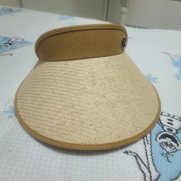 [BUNJANG] Modern Rattan Sun Cap Hat / 모던한 라탄 썬캡 모자(새상품)
