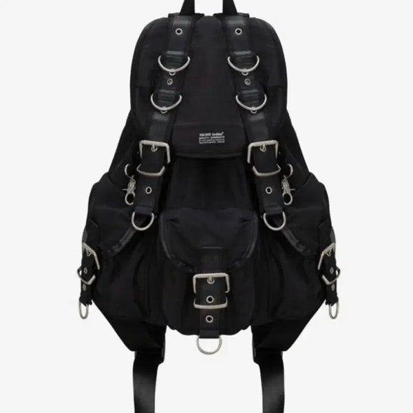 [BUNJANG] VACANT ARCHIVES Popo Backpack Black / 베이컨트 아카이브 VACANT ARCHIVES 포포 백팩 블랙