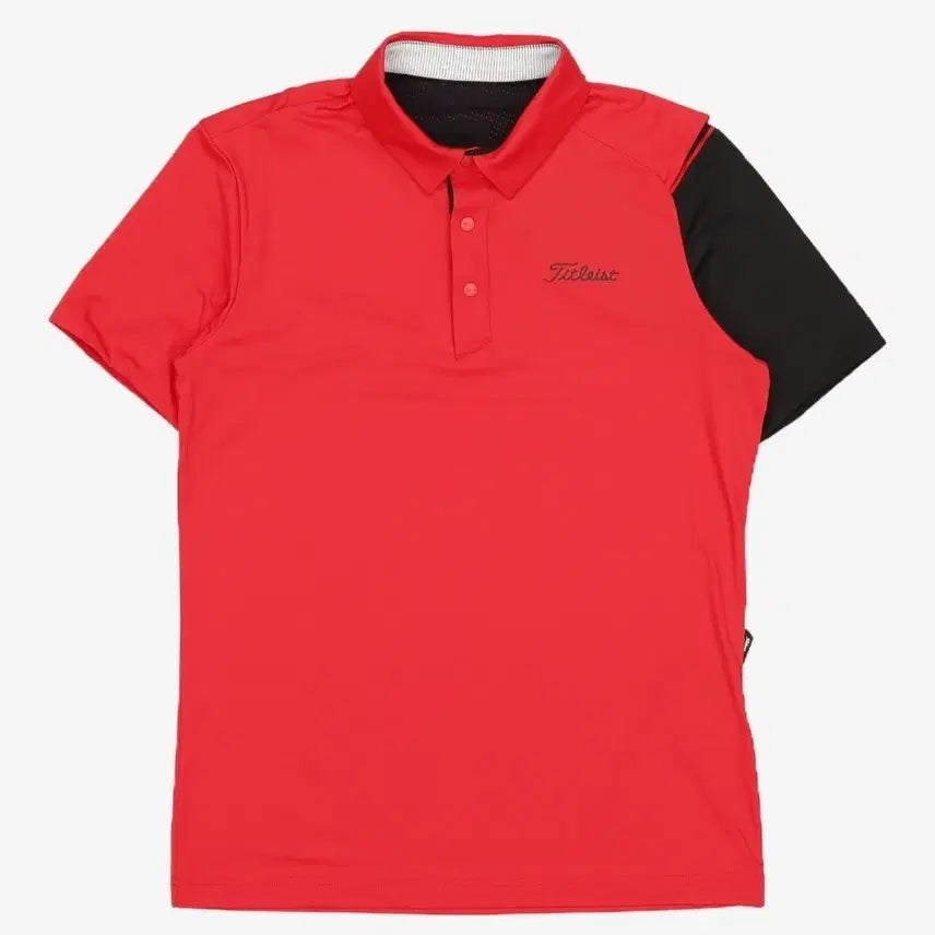 [BUNJANG] Titleist Golfwear Short Sleeve Polo T-Shirt Red Black / 타이틀리스트 골프웨어 반팔 카라티 레드 블랙 팝니다.