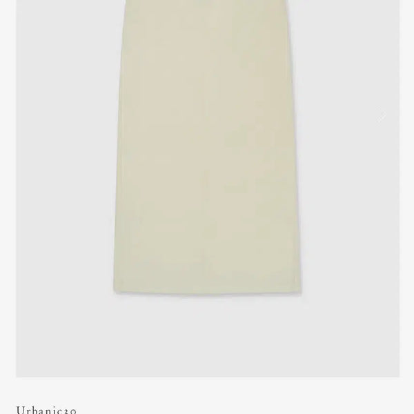 [BUNJANG] URBANIC30 Breeze Skirt Natural L / 얼바닉30 브리즈 스커트 (내추럴 / L사이즈)