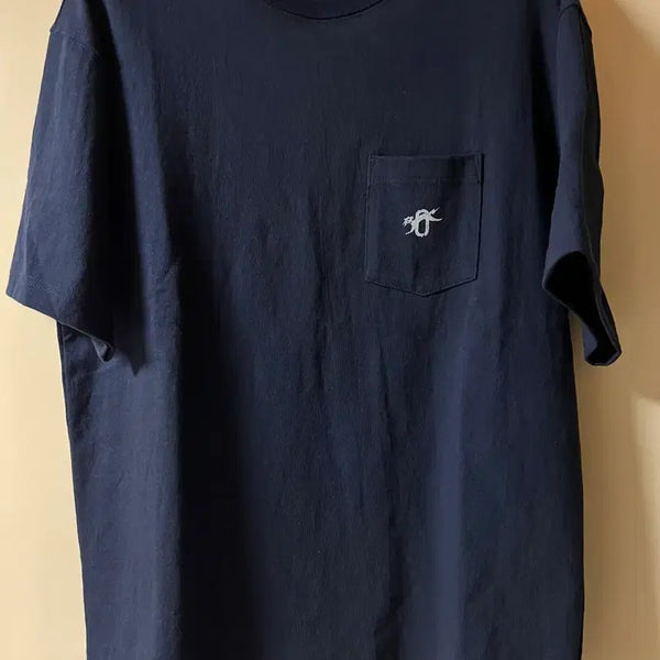 [BUNJANG] Our selves Slub Cotton T-Shirt Navy 2 / 아워셀브스 슬럽 코튼 티셔츠 네이비 2 새제품